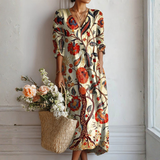 Ana - Vestido Floral Boémio