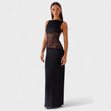 Lucinda - Vestido comprido de renda