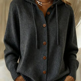 Bettina | Cardigan com Capuz e Botões