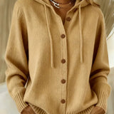 Bettina | Cardigan com Capuz e Botões