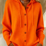Bettina | Cardigan com Capuz e Botões