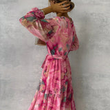 Hazel | Vestido envolvente com estampa floral