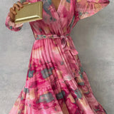 Hazel | Vestido envolvente com estampa floral