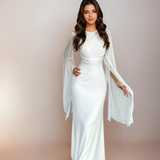 Isabela - Vestido Longo de Cetim