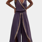 Lorena - Vestido Mono Detalhes Dourados