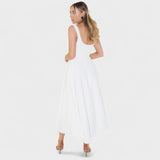 Maribel - Vestido Midi decote quadrado