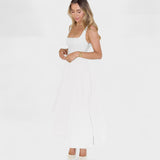 Maribel - Vestido Midi decote quadrado