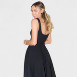 Maribel - Vestido Midi decote quadrado