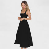 Maribel - Vestido Midi decote quadrado