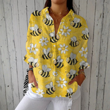 Claudina - Blusa de Abelhas com Leveza