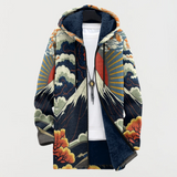 Sweatshirt com padrão de amanhecer