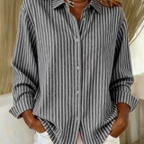 Ginevra | Camisa às Riscas com Botões