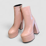 Carina - Botas com plataforma super alta com charme e confiança