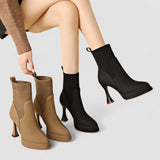 Eugénia - Botas com plataforma, Conforto e Elegância Feminina