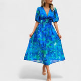 Clara - Vestido Midi Floral Elegante
