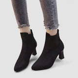 Rita - Botas com plataforma em camurça