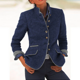 Valéria - Cardigan Elegante Gola Alta