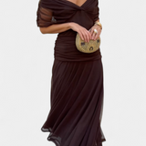 Luana - Vestido elegante com decote em V