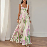 Oriah | Vestido Maxi A-Line Floral