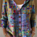 Colomba | Cardigan Estampado com Capuz