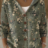 Colomba | Cardigan Estampado com Capuz
