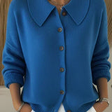 Velia | Cardigan com Gola de Camisa