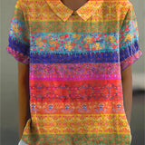 Marta - Camisa Listrada Floral