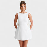 Catarina - Mini vestido com pérolas