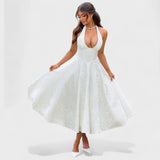 Efi - Vestido midi texturado