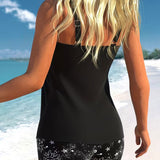 Salomé - Tankini com impressão solar