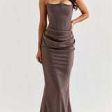 Esmeralda - Vestido comprido com corpete