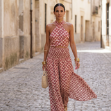 Justa™ | Conjunto de Duas Peças com Decote Halter