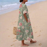 Camélia - Vestido Midi Floral Retro