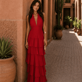 Vestido Manila em vermelho