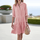 Ana - Vestido de Verão às Riscas