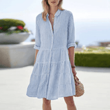 Ana - Vestido de Verão às Riscas
