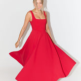 Amélia - Vestido Midi Intemporal
