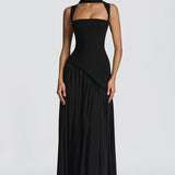 ZAFIRA | Vestido longo efeito laqueado